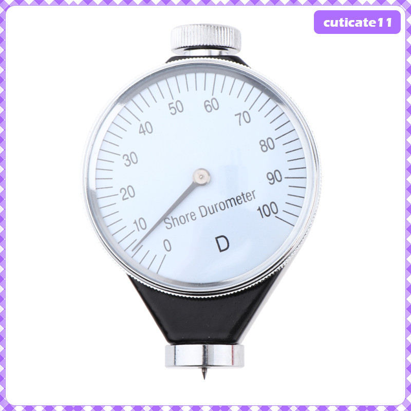 [ Cutcate1 ] เครื ่ องวัดความแข ็ ง Durometer Dial Single Pointer Hardness Meter 0-100°