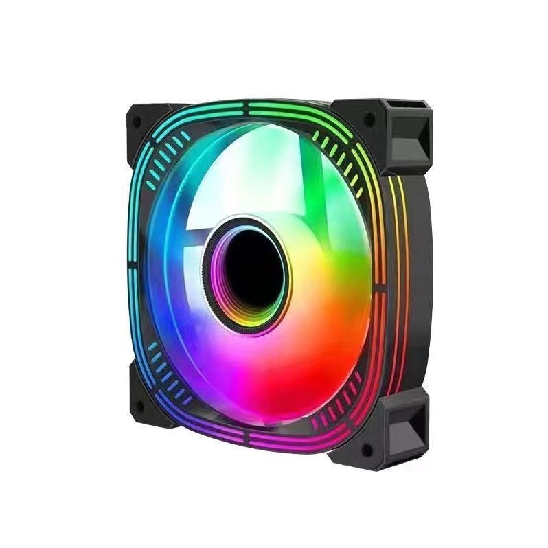 พัดลมระบายความร้อน พัดลมเคส ประสิทธิภาพสูง cooling fan พัดลมคอมพิวเตอร์ เคสหม้อน้ำ RGB