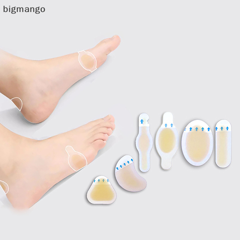 [bigmango ] 1pcs เจล Heel Protector เท ้ าแพทช ์ กาว Blister Pads Heel Liner รองเท ้ าสติกเกอร ์ Pain Relief Plaster Foot Care Cushion Grip สต ็ อกใหม ่