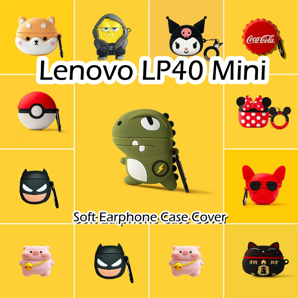 【 พิเศษ 】 สําหรับ Lenovo LP40 Mini Case อะนิเมะการ ์ ตูนซิลิโคนอ ่ อนนุ ่ มหูฟังเคส NO.2