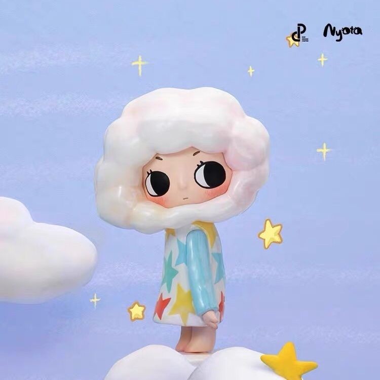 P POPMART Nyota Nyotas Soft Life Series อินเทรนด์เล่นกล่องลึกลับน่ารักของเล่นของขวัญเครื่องประดับ