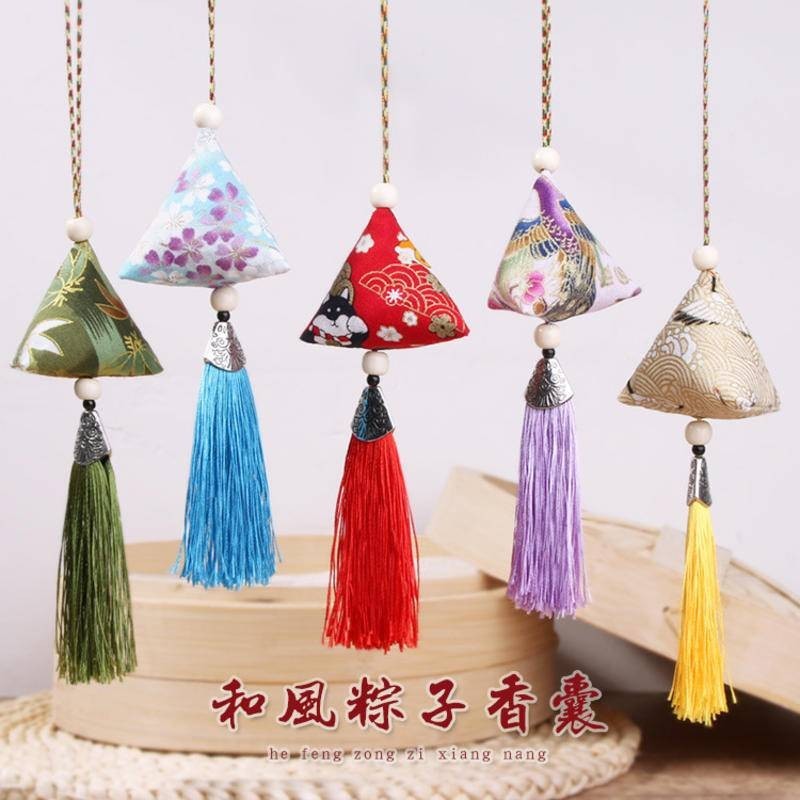 เทศกาลเรือมังกร Wormwood Zongzi ซองซองยากันยุง Mini สามเหลี ่ ยม Zongzi ซองขนาดเล ็ กของขวัญกิจกรรม