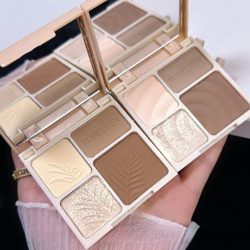 แผ ่ นดิสก ์ แบบบูรณาการตัดแต ่ งไฮไลท ์ สี ่ สีทําให ้ เงาจมูกสามมิติสดใส