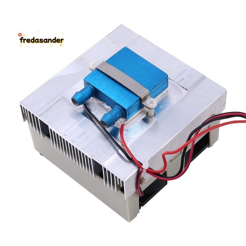 【 Fredasander 】 DIY Thermoelectric Cooler Cooling System Semiconductor ชุดเครื ่ องทําความเย ็ นฮีทซิงค ์ Peltier Cooler สําหรับน ้ ํา 10 ลิตร