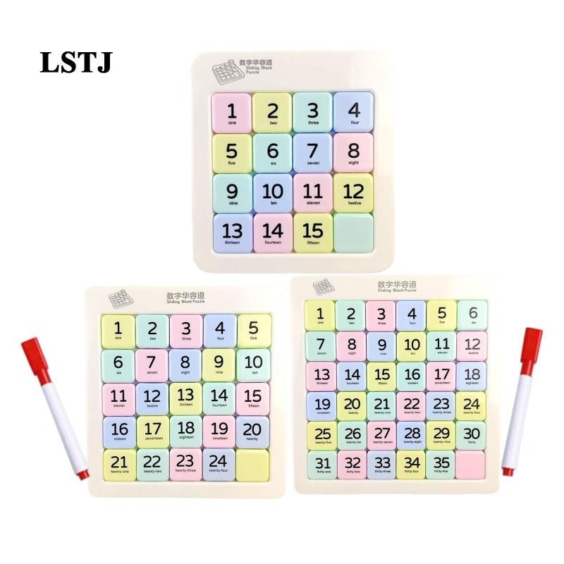 [Lstjj ] ตัวเลขเลื ่ อนของเล ่ นเครื ่ องมือการเรียนรู ้ Montessori ของเล ่ นเด ็ กอายุ 3 ปีขึ ้ นไปของขวัญ
