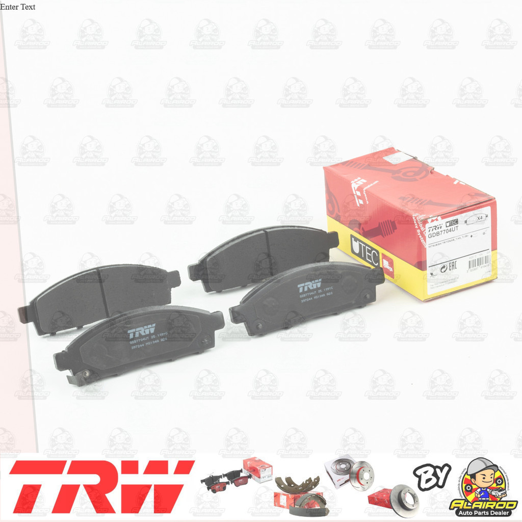 TRW UTEC ผ้าเบรคหน้า Mitsubishi TRITON 2WD,4WD ยกสูง ปี 2006-2014 GDB 7704 UT