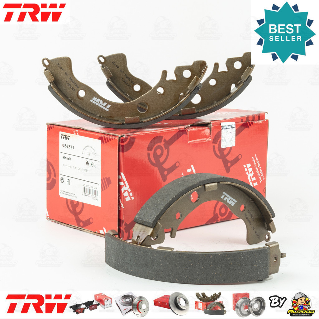 TRW ก้ามเบรคหลัง ผ้าเบรคหลัง HONDA CITY GM ปี 2008-2013TRW GS 7871 แจ๊ส ผ้าเบรคเกรดติดรถยุโรป