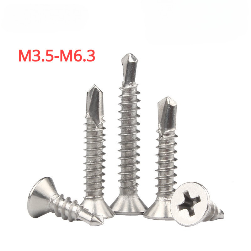 [ Ymh1] สกรู น๊อต สกรูหัวสลัก ปลายผ่าแหลม ปลายสว่าน มีปีก หัวเตเปอร์ หัวคว้าน ยึดสมาร์ทบอร์ด เจาะทะล