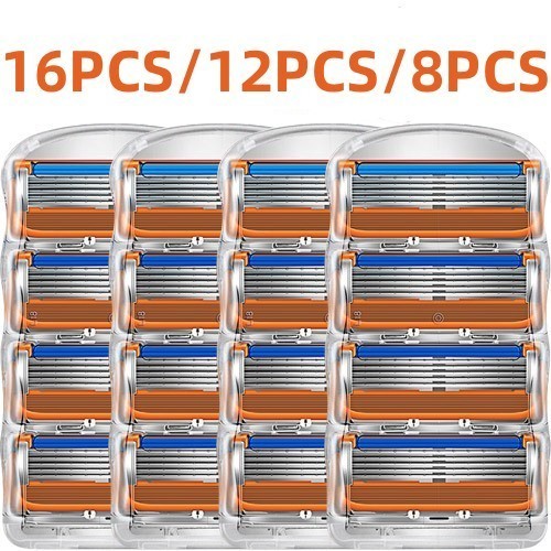 16 ชิ้น/12 ชิ้น Fusion 5 ใบมีดโกนหนวดสําหรับผู้ชาย/สําหรับ Fusion 5