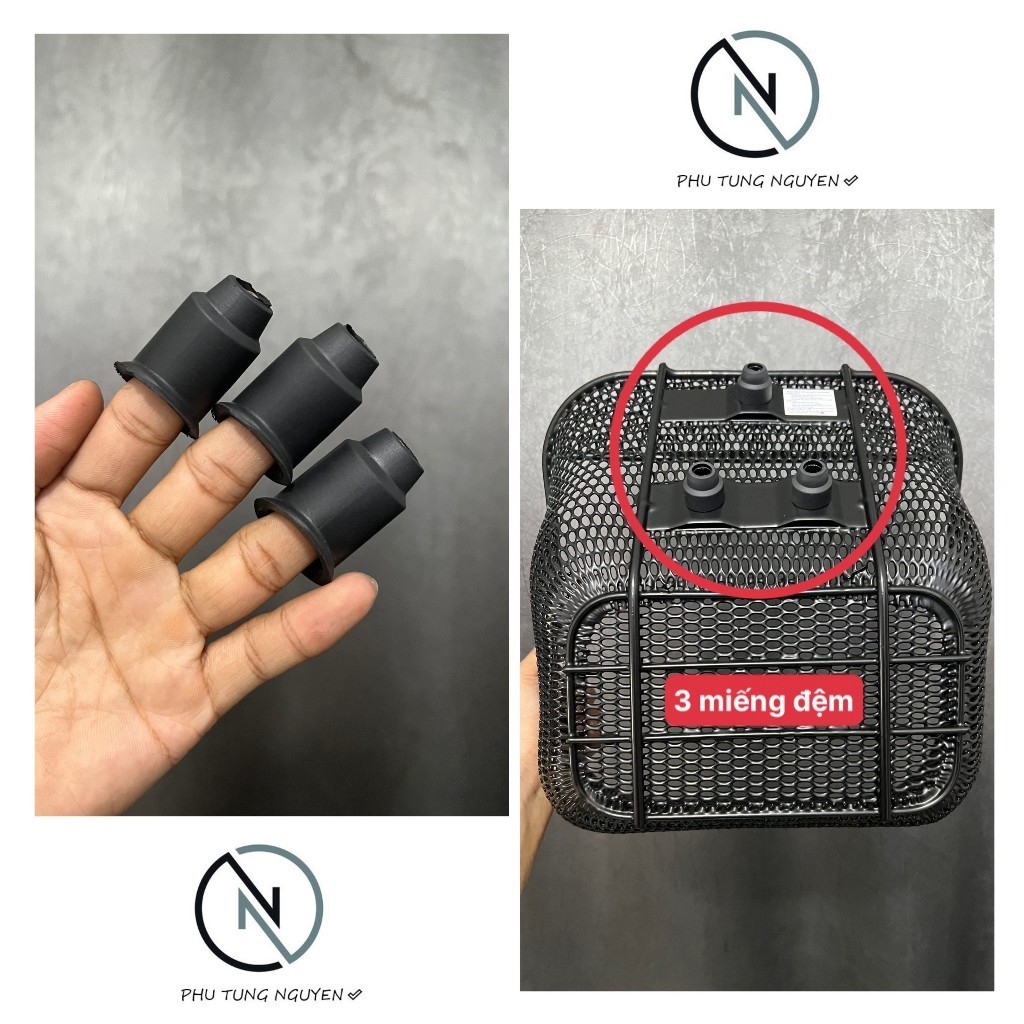 Combo แผ่นยางตะกร้า W เล็ก 3 ชิ้น Rs100, Wave110,...(CODE05)