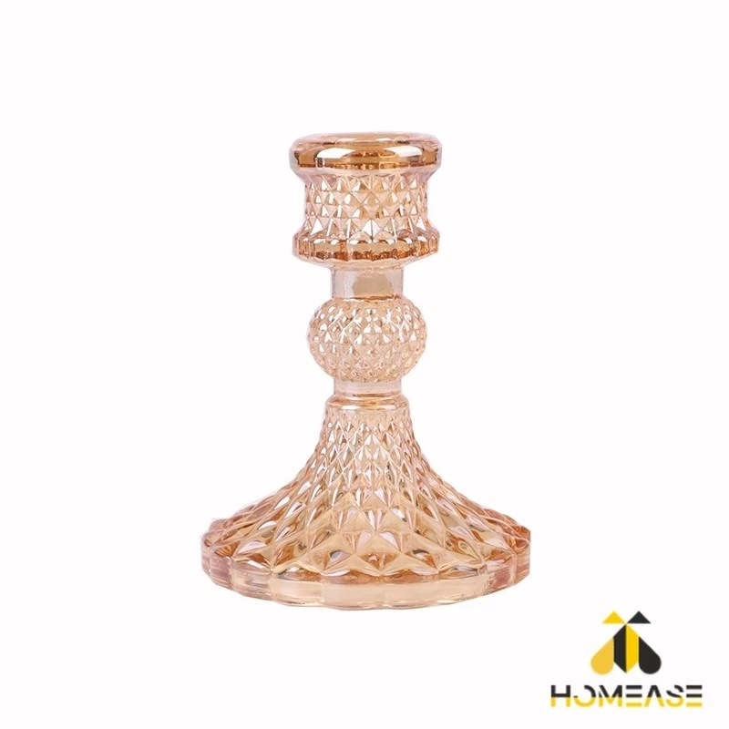 HA เชิงเทียนแก้ว เนื้อแก้วหนา แก้วเนื้อดี ใช้งานสะดวก candlestick