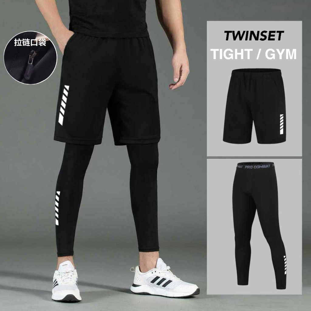 【ไซซ์ M-5XL】กางเกงกีฬาผู้ชาย แห้งเร็ว ฟิตเนส เล่นโยคะ วิ่ง เล่นบาสเก็ตบอล กางเกงออกกําลังกายผู้ชาย