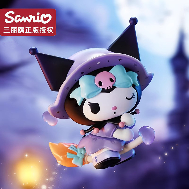 ของแท้ 100% กล่องสุ่ม Sanrio MINISO ได้รับอนุญาต kuromi melody Magic Story Series Blind Box 1pc