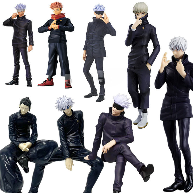 Jujutsu Kaisen Gojo Satoru Geto Suguru Itadori Yuji Toge Inumaki Action Figure Model