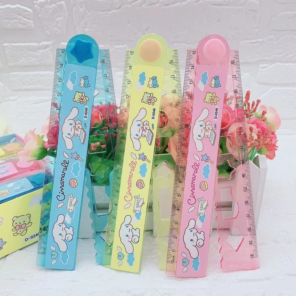 30 ซม. FOLDING RULER / LG CUTE MOTIF FOLDING RULER