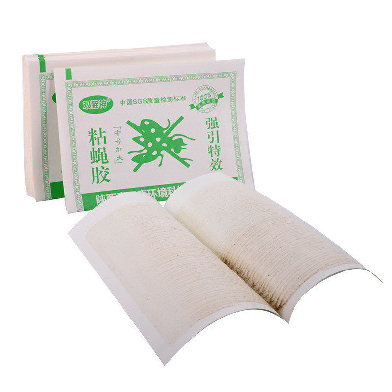 สีเขียว/เวอร์ชั่นใหม่สีแดง,สีสุ่ม กาวดักแมลงวัน กระดาษแผ่นกาวดักแมลง100 แผ่น แผ่นกาวดักแมลงวัน กาวดักแมลงวัน ใช้งานง่าย - รูปที่ 7