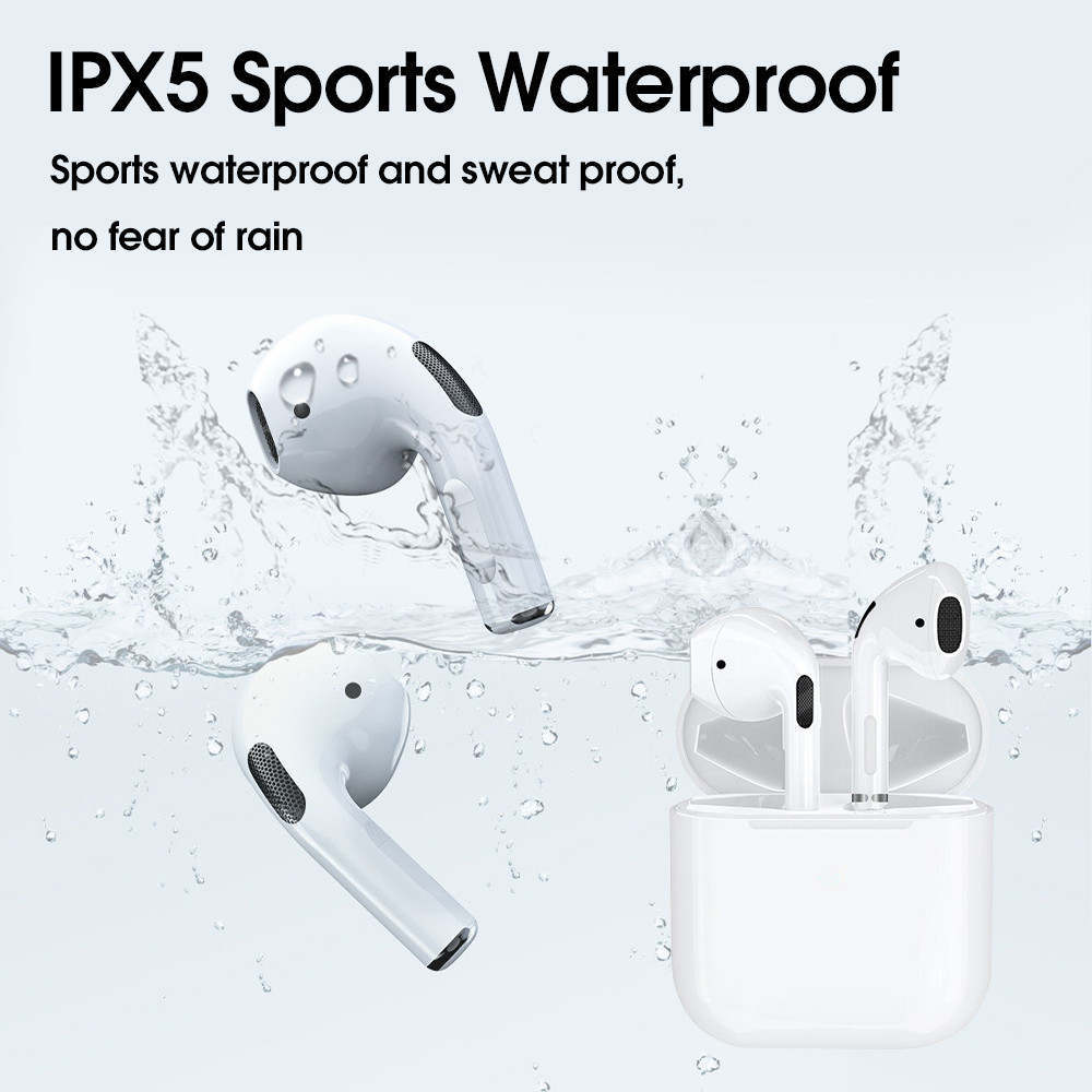 หูฟังบลูทูธไร้สาย Tws Pro4 บลูทูธ 5.0 พร้อมไมโครโฟน กันน้ํา เสียงสเตอริโอไฮไฟ บลูทูธไร้สาย เสียงดี รูปที่ 5