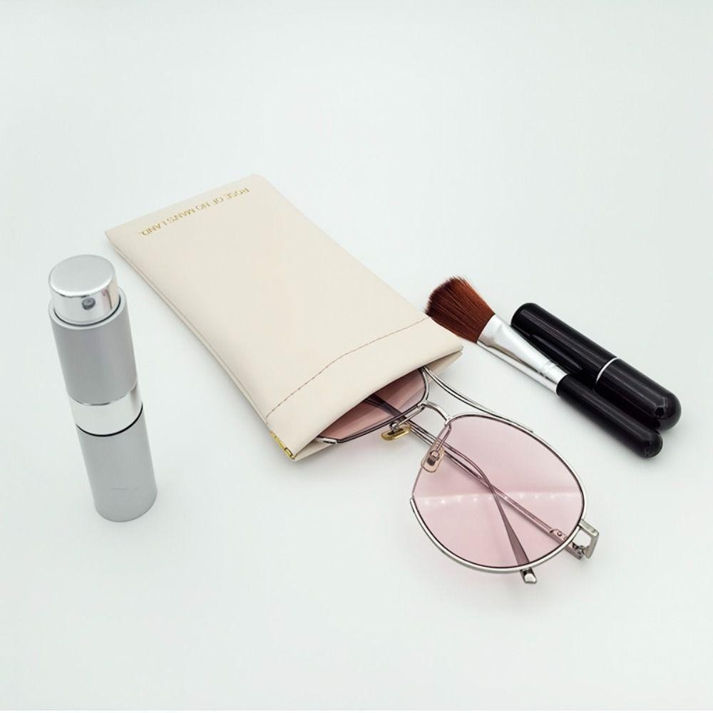 Mh กระเป๋าจัดระเบียบเครื่องสําอาง,กระเป๋าแต่งหน้าลิปสติกเรียบง่ายแบบพกพา,แฟชั่น PU Mini Travel Key กระเป๋าใบเล็กสําหรับผู้หญิงสาว - รูปที่ 2