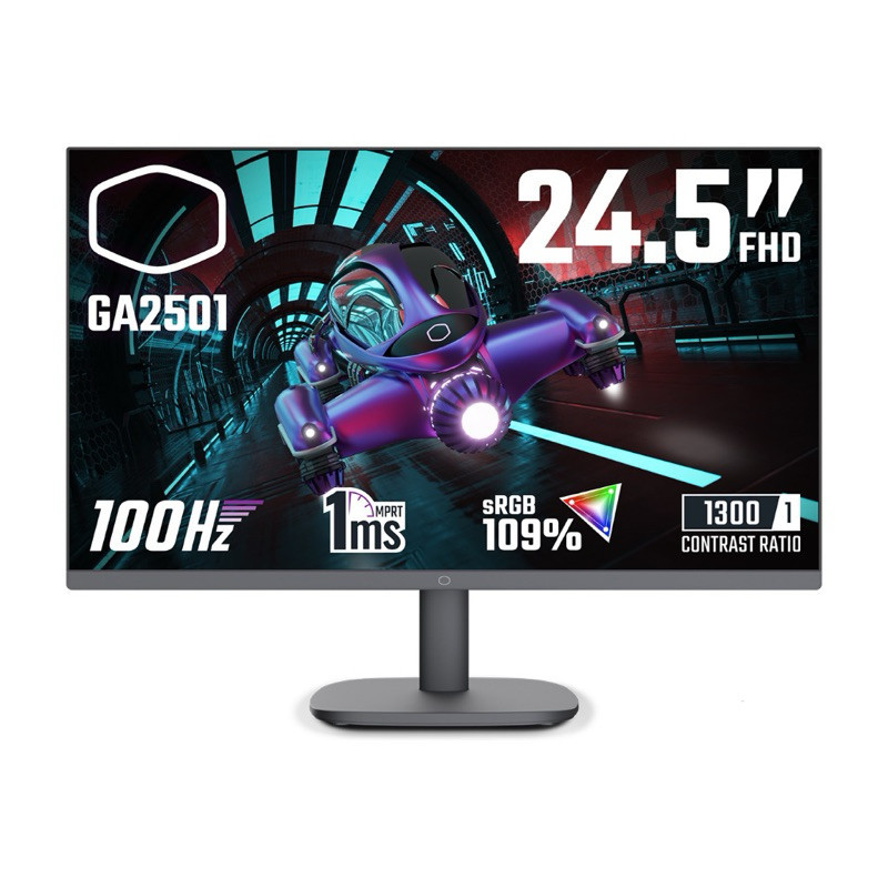 COOLER MASTER Gaming Monitor 24.5" GA2501 IPS/100Hz/1ms/Adaptive Sync/FHD MNL-002038