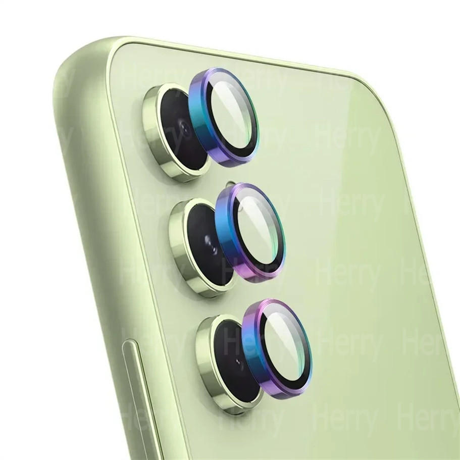 1 ชิ้นคุณภาพสูงครบชุดตัวป้องกันกล้องสําหรับ Samsung Galaxy A06 A16 A05 A06 A16 A05S A15 A35 A55 A13 A14 A24 A34 A54 HD กระจกนิรภัยฟิล์มกล้องโลหะด้านหลังเลนส์ป้องกันแหวนกรณี