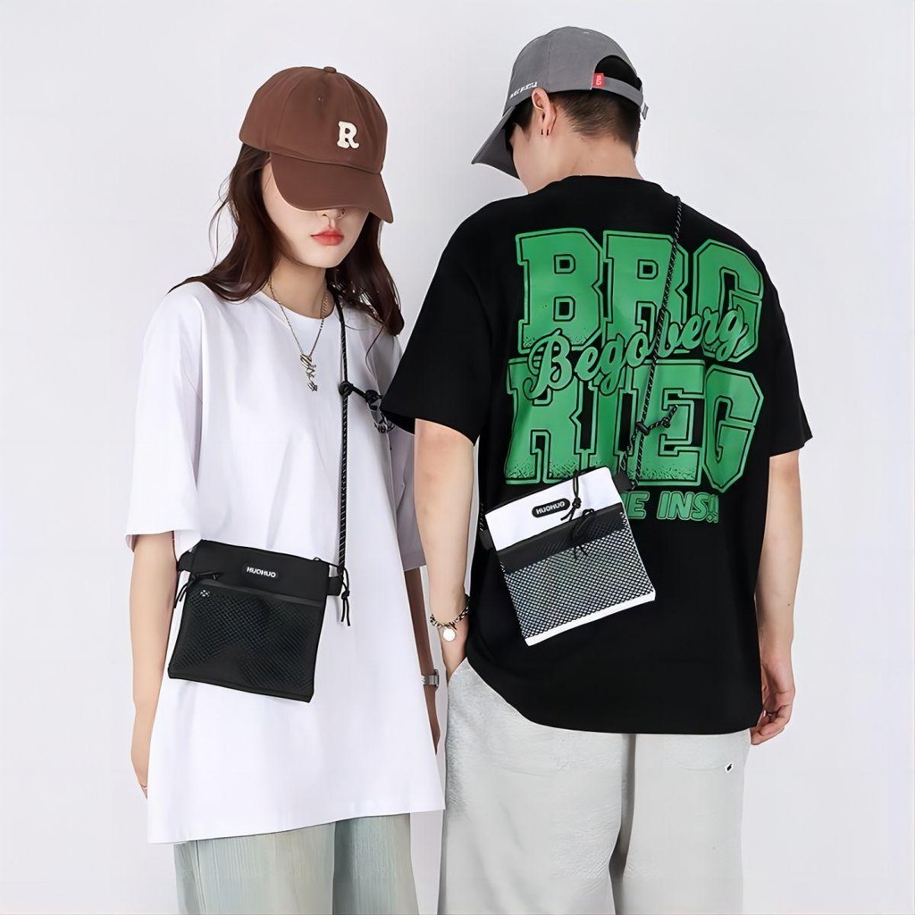 กระเป๋าสะพายข้างนักเรียน หนัง PU กันน้ำ สไตล์ญี่ปุ่น