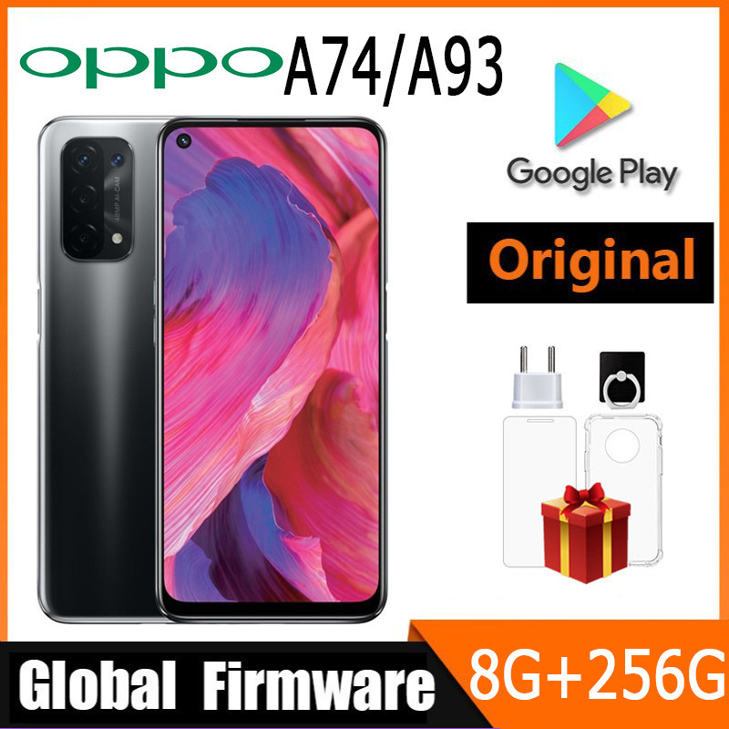 Oppo A74/A93 สมาร์ทโฟน Global firmware 5G Snapdragon 480 Dual SIM กล้อง 48.0MP 8GB RAM 256GB ROM 6.5