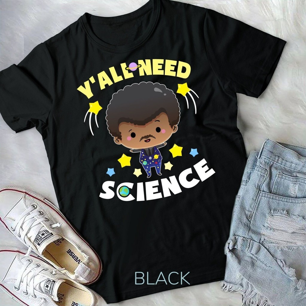Neil Degrasse Tyson - Yall Need Science Kawaii Mens T-Shirt