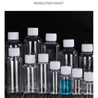 10 20 30 100มล มล ขวดพลาสติกใสบางสูงขวดยาขนาดเล็กปิดผนึกขวดข…