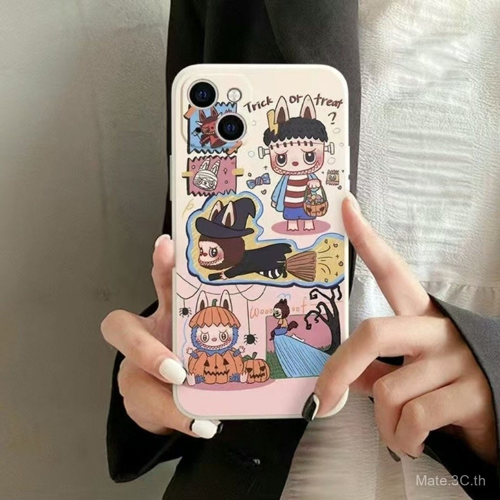 Pop Mart เหมาะสําหรับเคสโทรศัพท์ IPhone13 IPhone13/12pro Niche xr/x การ์ตูน 7p/6p เคสนิ่มกันกระแทก 6