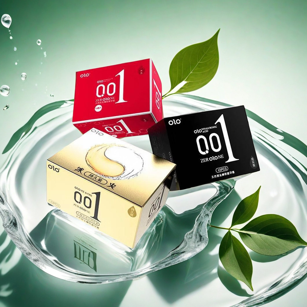 YTL ถุงยางอนามัย Olo มีให้เลือก 5 สี (10 ชิ้น / 1 กล่อง) ขนาดบางเฉียบ 0.01 มม.