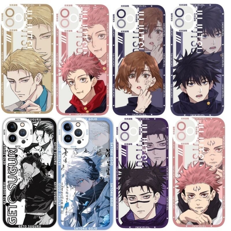 สําหรับ OPPO Reno 10 11 5G 10 11 Pro 11F 8 10 Pro Plus A38 A18 A79 A98 A78 กรณีอะนิเมะ Jujutsu Kaisen Gojo Satoru Itadori Yuji Eto Suguru Meguru Nanami Kento Choso