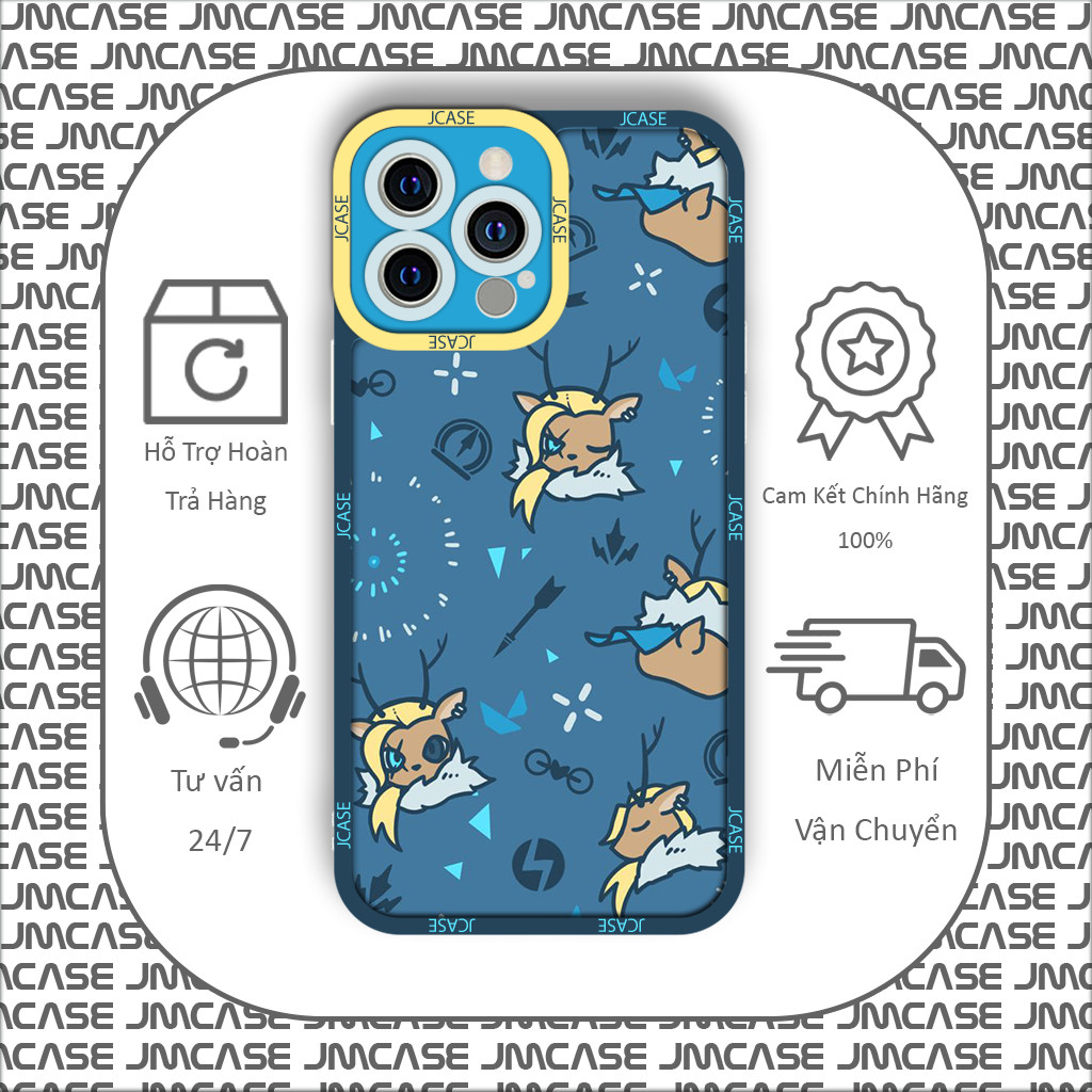 เคสไอโฟนขอบเหลี่ยม Samsung Xiaomi Oppo Sova Game Valorant Chibi FPS น่ารัก