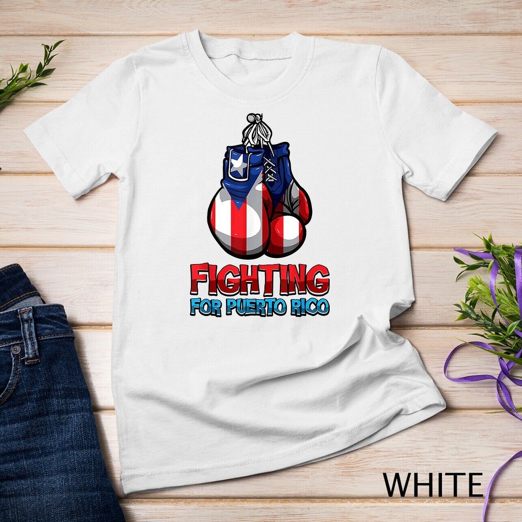 Ing For Puerto Rico - Puerto Rican Flag - เสื้อยืดชกมวย