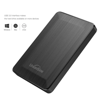 Unionsine HDD 2.5 "ฮาร์ดไดรฟ์ภายนอกแบบพกพา 1TB 500GB 320GB 250GB USB3.0 Storage สําหรับ PC Mac Desktop MacBook TV