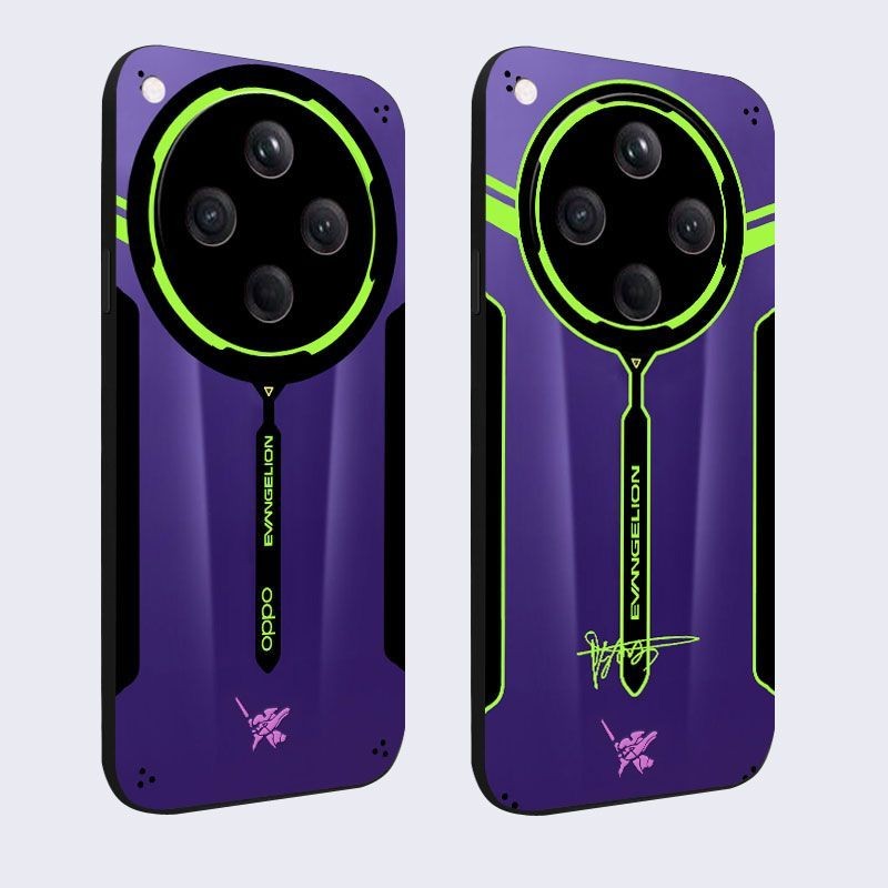 [ลายเซ็นส่วนตัวที่ปรับแต่งได้] เคสโทรศัพท์ Oppo Find X8 Neon Genesis Evangelion ใหม่ เคสซิลิโคนเหลว EVA นุ่มสำหรับ OPPO Find X8 Pro - รูปที่ 3