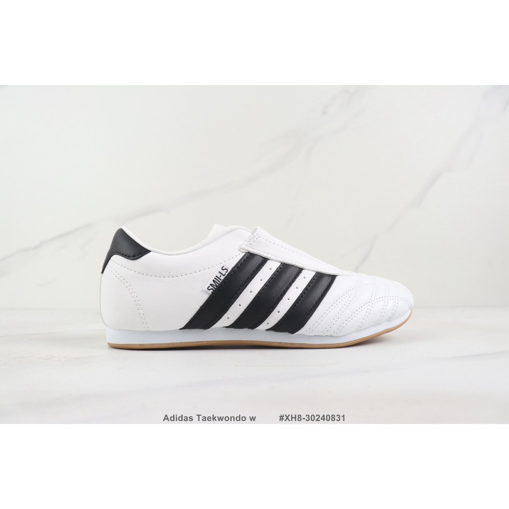 Adidas Taekwondo w รองเท้าลําลองตัดต่ํา Pigskin รองเท้ากีฬาเฉพาะเทควันโด 36-45