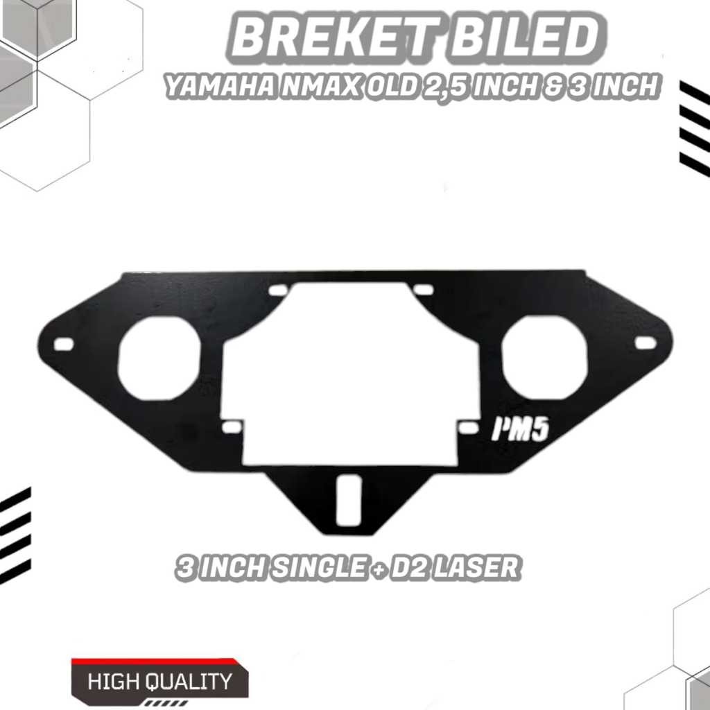 BILED BRACKET BILED โคมไฟ MOUNTING BRACKET PROJECTOR 3 นิ้ว SINGLE PNP YAMAHA NMAX OLD NMAX OLD HERI