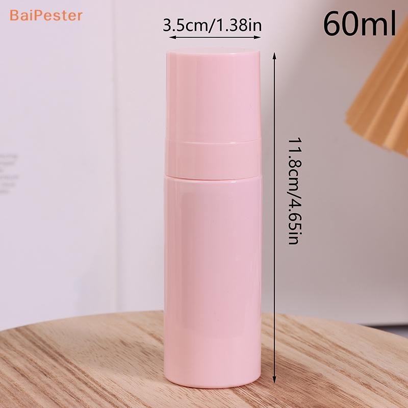 [BaiPester] 60ml 80ml 100ml ขวดพลาสติก Mist Atomiser er น้ําหอมสีชมพูทึบแสงขวดรีฟิล Travel Portable Container