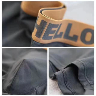 กางเกงในบ็อกเซอร์ HELLO กางเกงในผู้ชายขาสั้น กางเกงใน เนื้อผ้านิ่ม สวมใส่สบาย สบาย ระบายอากาศได้ดี Boxer พร้อมส่ง