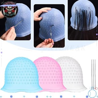 Daybreak หมวกทําสีผม, ซิลิโคนพร้อมตะขอทําสีผมไฮไลท์, หมวกย้อ…