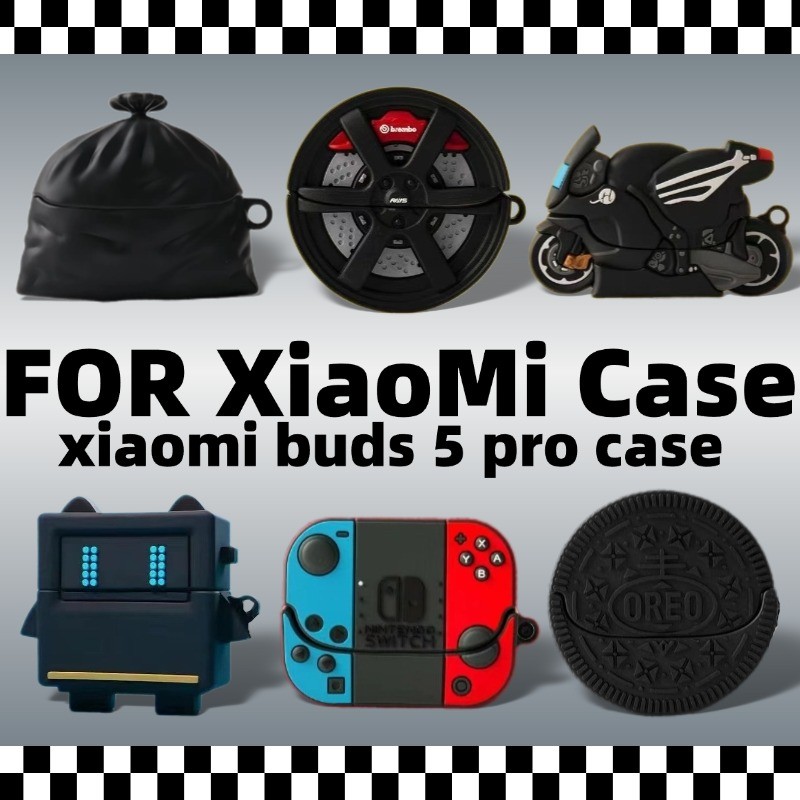 สําหรับ xiaomi Buds 5 pro กันกระแทกหูฟังฝาครอบ xiaomi Buds 5 pro ฝาครอบซิลิโคนกันกระแทก