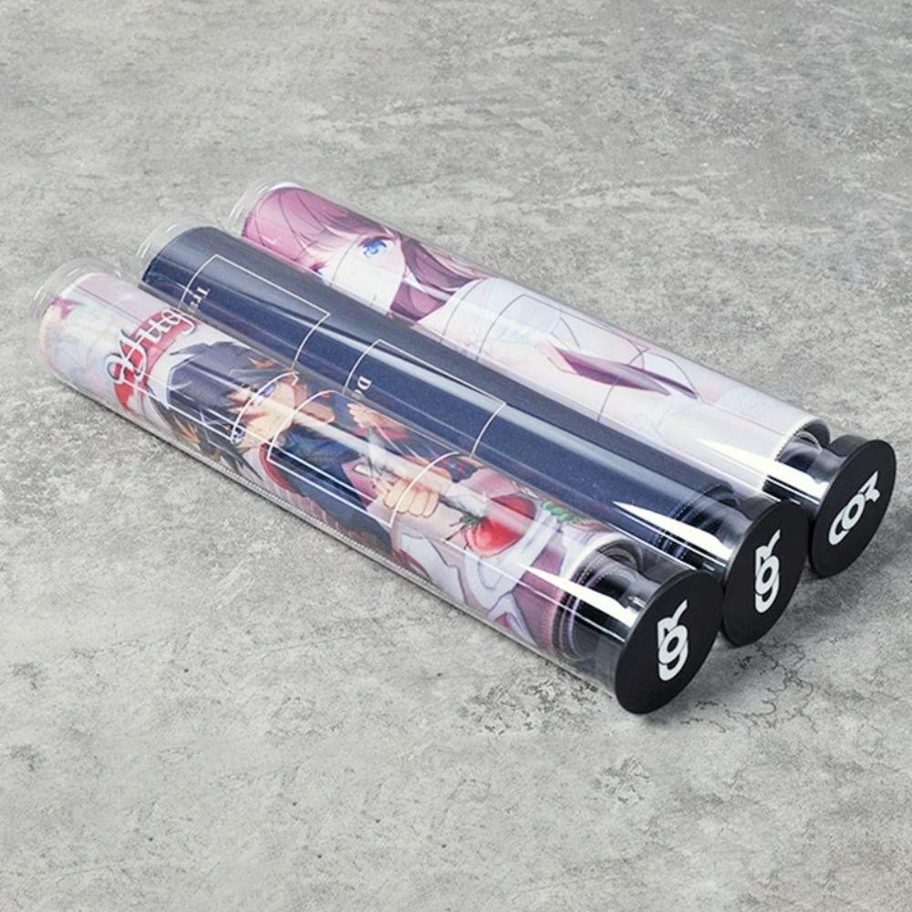 Lanfy Gaming Mat Storge Tube,โปร่งใสTelescopicเกมPad Canister,กล่องเก็บกระบอกผู้ถือบัตรน้ําหนักเบาGameMat Protecter Playmat
