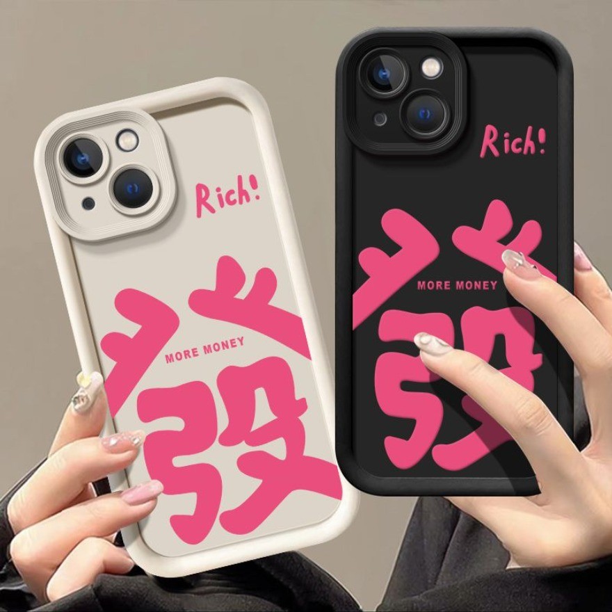 ตัวอักษรจีนรวยเคสโทรศัพท์สําหรับoppo A3 A3X A3S A5 AX5 AX5S A7 AX7 A12e A12 A8 A15 A15S A31 F9 Proกั