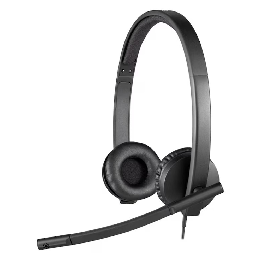 Logitech H570e USB Headset Stereo Noise-Canceling Mic Headphone Korea