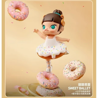 POPMART POPMART MOLLY Bread Head Series การตกแต่งกล่องลึกลับฟิกเกอร์