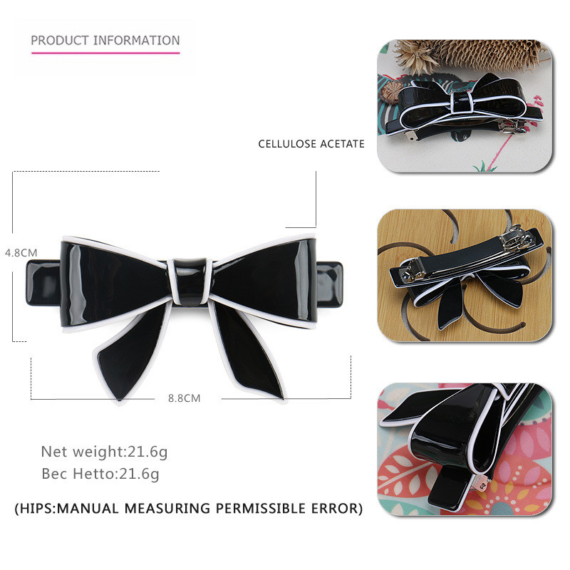 【DIDA DIDA】 กิ๊บติดผมโบว์ กิ๊บติดผมหางม้าน่ารัก โบว์ติดผม เครื่องประดับผมสไตล์เกาหลี - รูปที่ 6