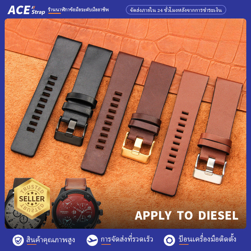 เหมาะสำหรับดีเซลนาฬิกาสายหนัง 22mm 24mm 26mm 27mm 28mm 30mm 32mm 34mm เหมาะสำหรับ DZ1405 4323