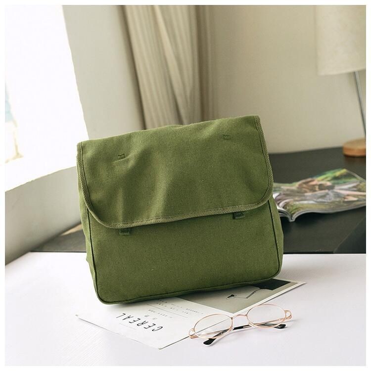คน Old-fashioned Messenger Bag Red Guard Bag Lei Feng Bag Green Army Bag Nostalgic School Bagเสิร์ฟค