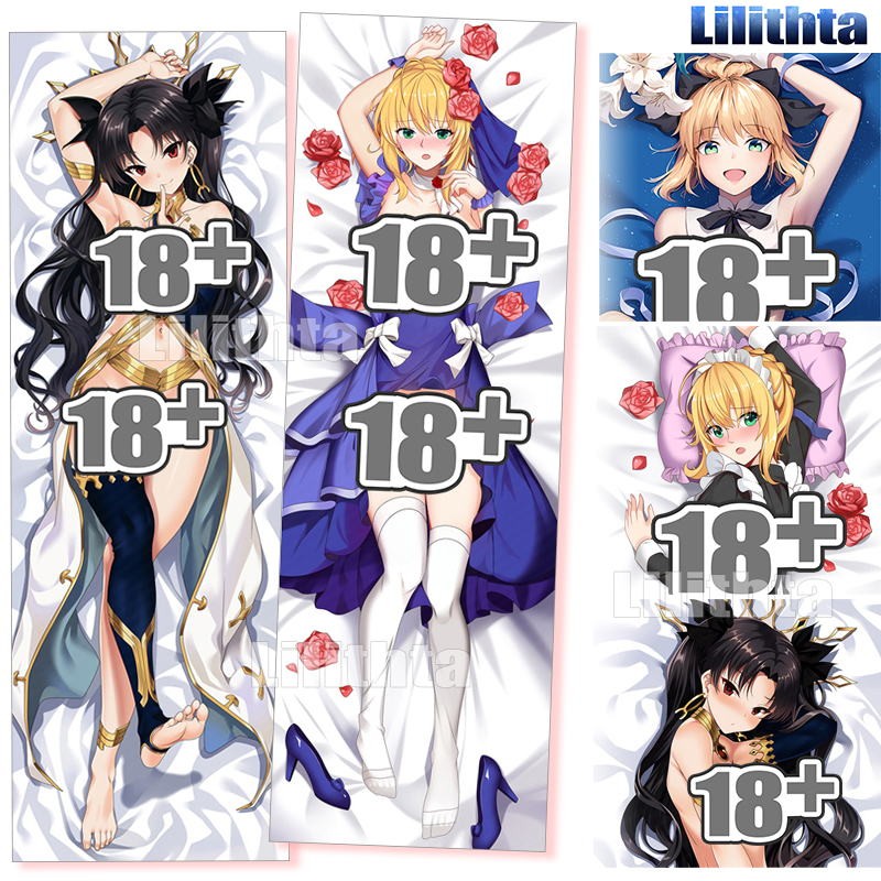 Dakimakura ปลอกหมอน Fate FGO Saber Artoria และ Ishtar Rin Fate/Grand Order เกมอะนิเมะตัวอักษร Body-p