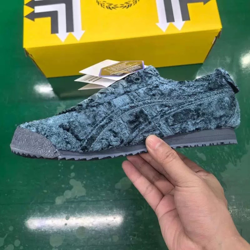 [สินค้าใหม่] Onitsuka MEXICO 66 VELVET ผู้ชายผู้หญิงรองเท้าลําลองรองเท้ากีฬา
